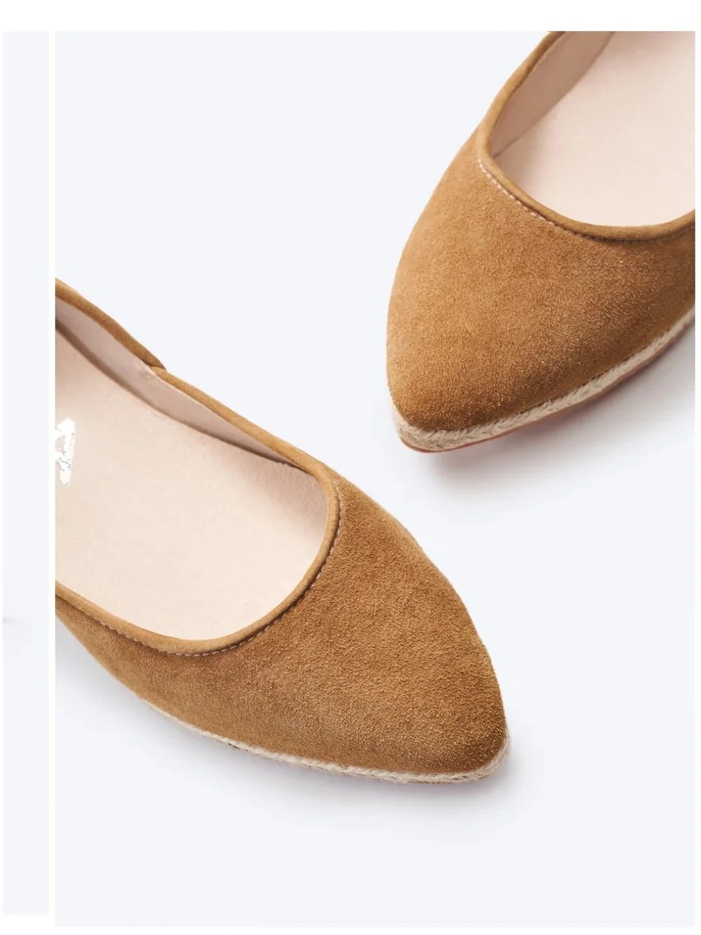 Viscata Barcelona Women's Tan Suede Espadrille Flats